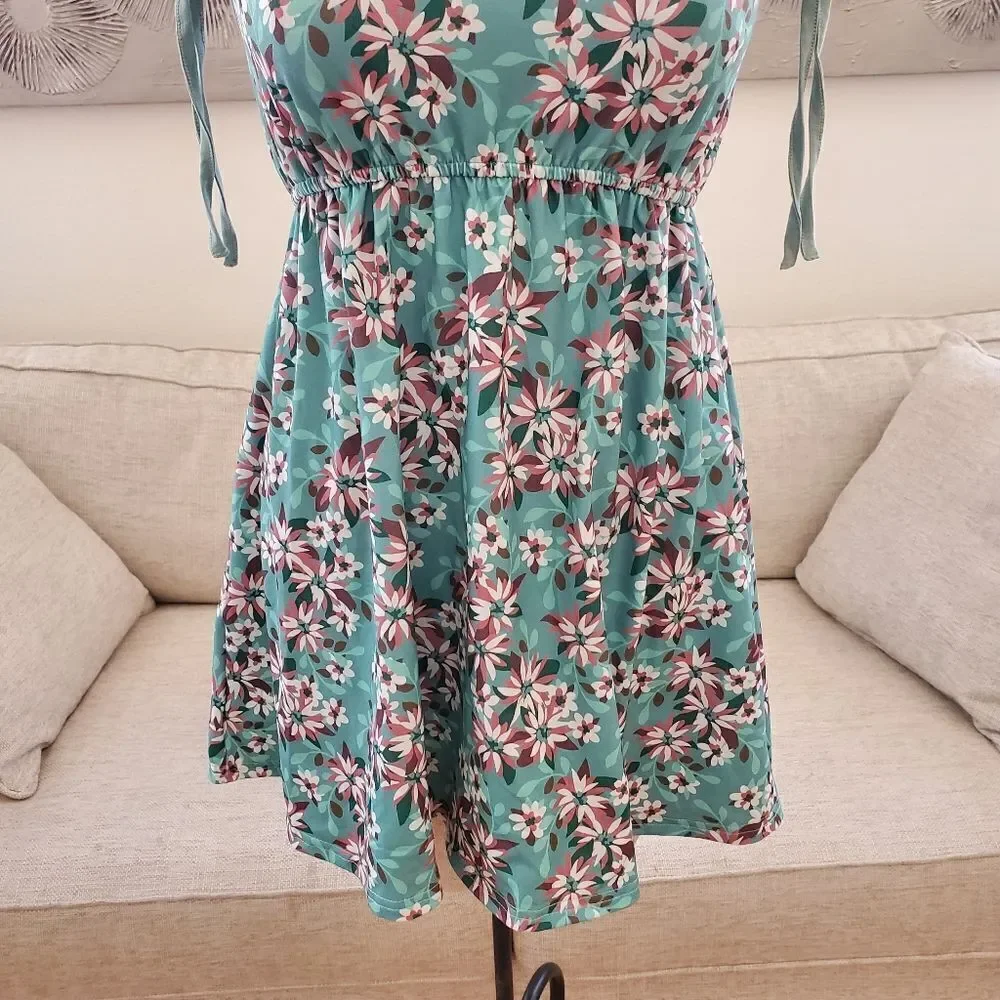 Trend Blossoms  Sleeveless Hi-Low Midi Dress Kids sz 10